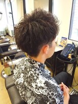 ワンワンオー バーバーショップ 博多店(@110 BARBER SHOP) 無造作ショートマットツーブロック