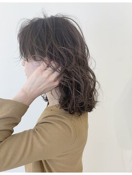 トリート 浦安店(TREAT) セミロング×ナチュラルベージュ_TREAT浦安