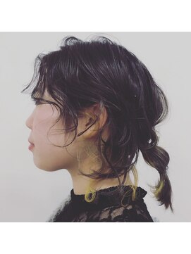 ナオシ 田原台店(nao c) 【奈良/北生駒nao*c area2】インナーカラーのヘアアレンジセット