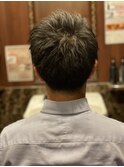 ツーブロアップバング