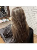 白髪ぼかしハイライト