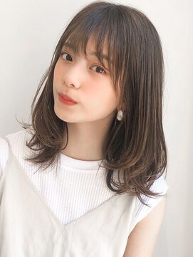 リヤン 表参道(lyann) 小顔外ハネボブ大人可愛い美髪薄めバング20代30代40代◎