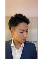 ツーブロック　ショート　理容室　五反田