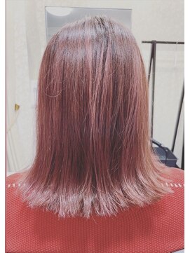 クラウンプリンセス(Crown Princess) 外ハネボブ　ピンク系