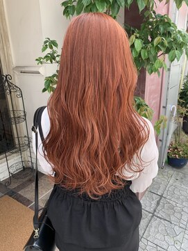 ボアップ(boappu) #オレンジカラー#ケアブリーチ#ブリーチ#髪質改善トリートメント