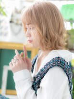 カバーヘア ブリス 志木南口駅前店(COVER HAIR bliss)&nbsp;★ハイトーンカラーフレンチカジュアルこなれボブ10代20代★10