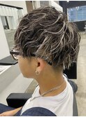 □#ショート#メッシュ＃ニュアンスパーマ＃韓国マッシュ