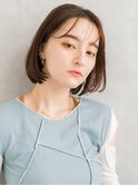 肩上ボブ／薄めバング