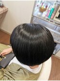 天然ヘナの艶髪グラデーションボブ