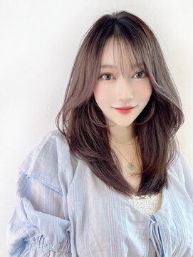 ジェーンバイボヌール(Jane by Bonheur) 茨木/20代30代40代/韓国風顔回りひし形レイヤースタイル