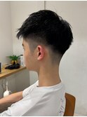 メンズマッシュ刈り上げ波巻きツイストスパイラルパーマ北千住