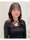 セミロングヘア*フェイスレイヤーカット*顔周りカット*髪質改善