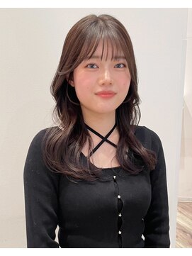ケーツー あべのキューズモ-ル店(K-two) セミロングヘア*フェイスレイヤーカット*顔周りカット*髪質改善