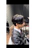 【メンズパーマ】カット&ニュアンスパーマ＆プレトリートメント￥11570