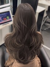 ピリオド 赤坂(Period.) ロングヘアー　マロングレージュ　髪質改善 赤坂見附