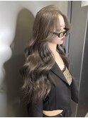 トレンドレイヤーカット×オリーブグレージュ