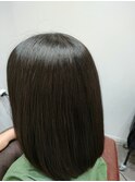 丸みのあるボブ
