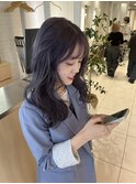 ホワイトグレージュミニウルフデジタルパーマ AS 29