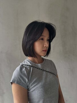 トクヤマサロンニューヨーク(TOKUYAMA SALON NEW YORK) 海外風ボブスタイル(フェイスレイヤー)