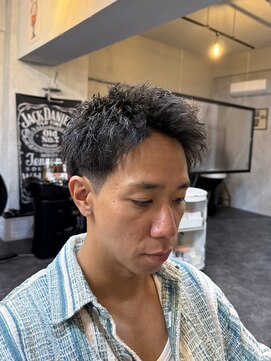 ヘアー カフナ 京急蒲田店(hair kahuna) ショートアップバング×ツイストパーマ