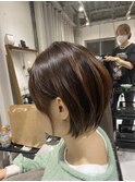 【30代・40代・50代】似合わせショートボブ/耳掛けショート