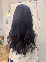 コンティロミー(CONTI ROMMY.)&nbsp;ケアブリーチブルーベリーカラー似合わせレイヤーカット