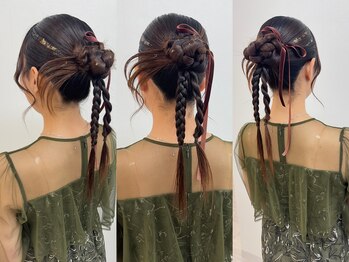 レーヴブラン(Reve Blanc)の写真/結婚式/前撮り/ライブ/イベントに◎シーン別トレンドヘアセットをご提案◎特別な日を彩るお手伝いを*