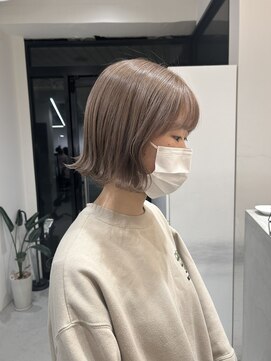 ヨキ(yoki.) ミルクティーベージュ◎ハイトーンカラー【髪質改善】