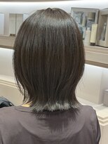 エレノア 静岡店(Eleanor)&nbsp;【八重津】セット簡単！外ハネレイヤーボブ×透明感グレージュ