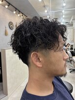 ルリアン 元住吉店(Le'lien)&nbsp;縦落ちツイストパーマ/メンズパーマ/大人黒髪/元住吉駅/武蔵小杉