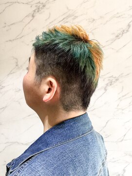 パティオン(PATIONN) 簡単メンズスタイリング☆3色使いのソフモヒスタイル