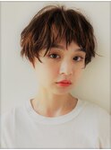 顔周りにマニッシュハイライト