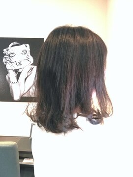 ヘアーズミンク ハグラザキ(Hairs mink Hagurazaki) 寒色ゆるカール