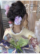 バンビ プライベート サロン(Bambi private salon)&nbsp;成人式ヘアセット＊アップスタイル＊編み込み＊Bambi松平愛