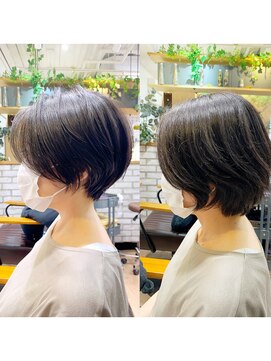 アヴァロン(AVALON) 【30代40代】横顔美人な絶壁解消ショートパーマ「永田カズヤ」