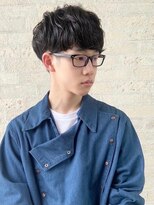 トップヘアーラウンジ 知立(TOP HAIR Lounge)&nbsp;どんな顔型にもマッチする爽やかマッシュ/アッシュブラック