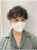 細かめ波パーマ