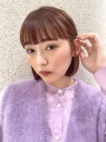 マイル 渋谷(mile)&nbsp;ボブ×コーラルピンク