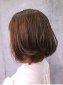 インナーカラー＋ボブショート/フレンチガーリー