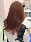 ダブルカラーミルクティーベージュカラーケアブリーチ韓国ヘア