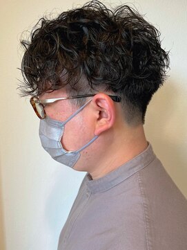 メルト 吉祥寺(melt) 長谷川/センターパート スパイラルパーマ 刈り上げ おしゃれ