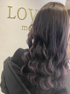 ラビスモア(Lovis moa) 切りっぱなしボブ/ピンクブラウン/エアリーロング/美髪のススメ