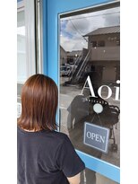 アオイ(Aoi) 誰にでも似合う外ハネワンレンボブ