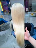 【抜きっぱなし★】リタッチでつなげるホワイトブロンド
