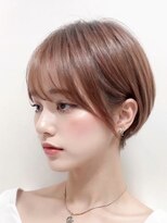 アニータバイガネイシャ(Aujua anita by ganesha)&nbsp;丸みショート☆ #髪質改善#長浜#ブリーチ#ダブルカラー