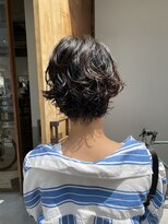 ヘアメイク マージ(hair make merge) 《東住吉区/デザインカラー》ショートパーマ