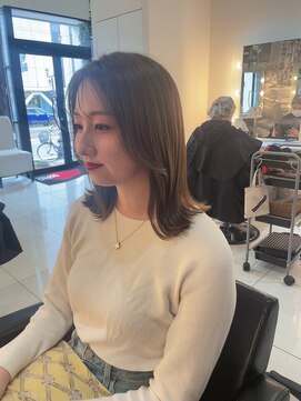 ソーホーニューヨーク 函館店(SOHOnewyork) レイヤーカット/ミルクティーベージュ/函館美容室/五稜郭