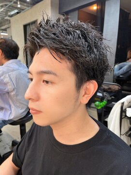 フラッグヘア 新宮店(Flag HAIR) メンズパーマツイストパーマツイストスパイラルパーマ刈り上げ