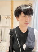 大人美人ショートボブパーマウルフパーマアッシュベージュ