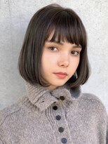 アンドレイ 表参道(andrey)&nbsp;デザインカラー/レイヤーカット/ウェットヘア/オリーブベージュ